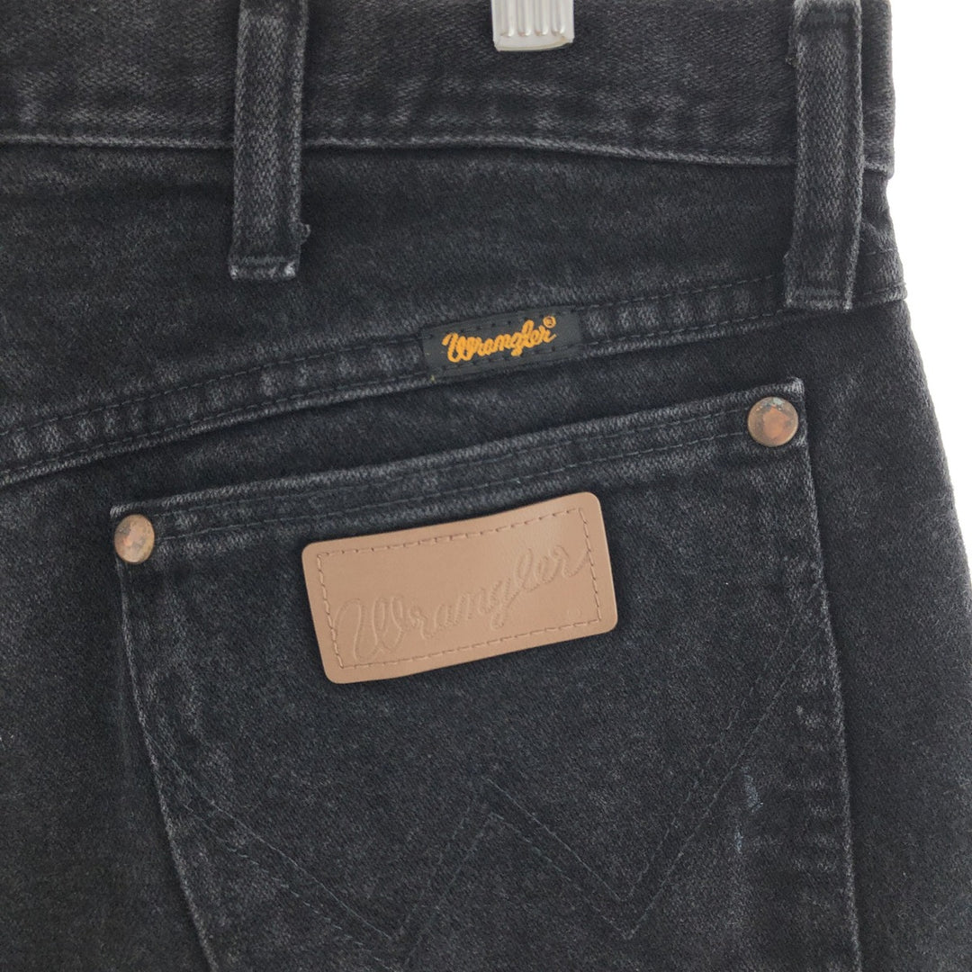 Wrangler Black Denim Straight Denim Pants Men's W36 / eaa381139