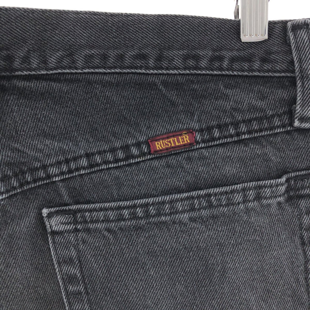 RUSTLER Black Denim Straight Denim Pants Men's w31 /eaa381147