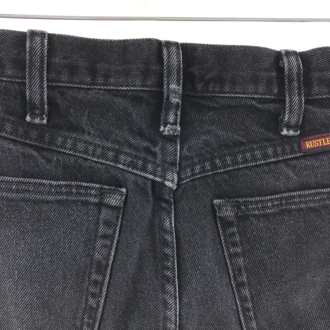 Rustler Black Denim Straight Denim Pants Men's w32 /eaa381152