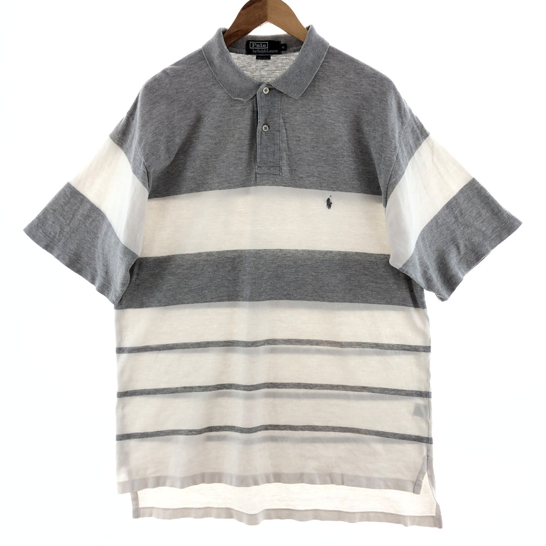 Ralph Lauren POLO by Ralph Lauren short sleeve striped polo shirt men's XL /eaa381224