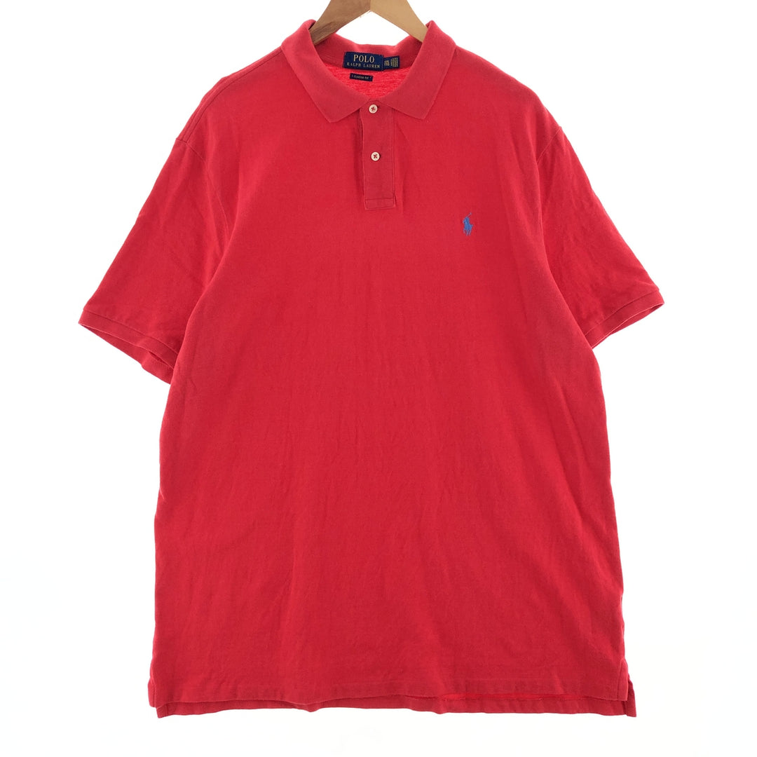 Ralph Lauren POLO RALPH LAUREN CLASSIC FIT short sleeve polo shirt men's XXL /eaa381235