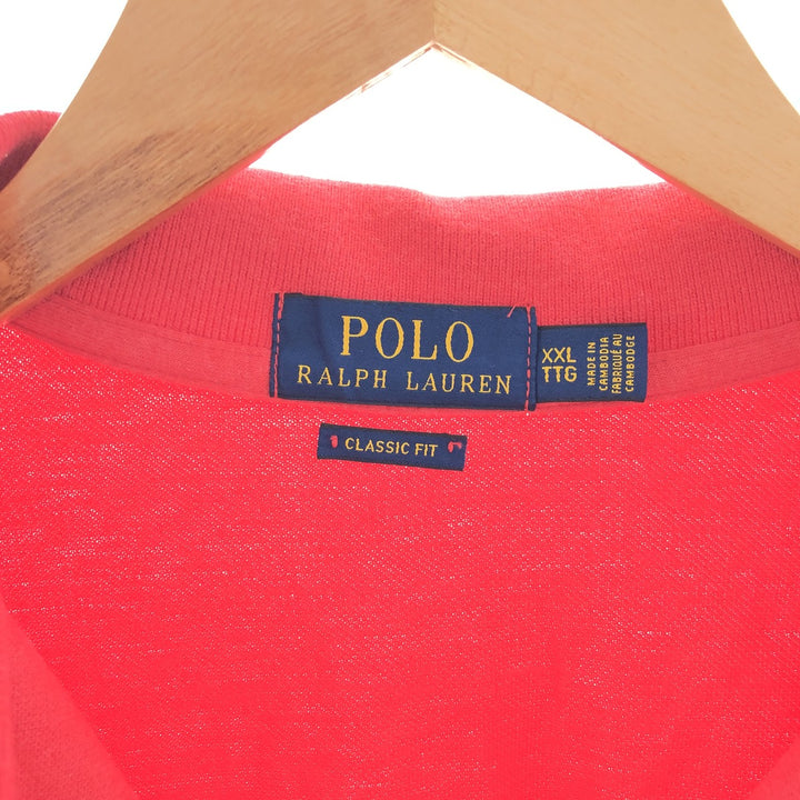 Ralph Lauren POLO RALPH LAUREN CLASSIC FIT short sleeve polo shirt men's XXL /eaa381235