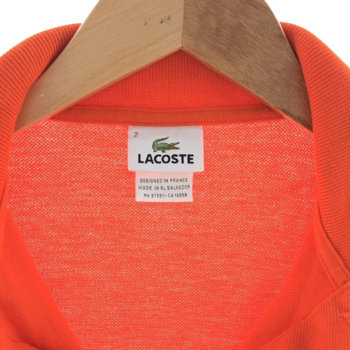 Lacoste LACOSTE French design short sleeve polo shirt 2 Men's XS /eaa381373