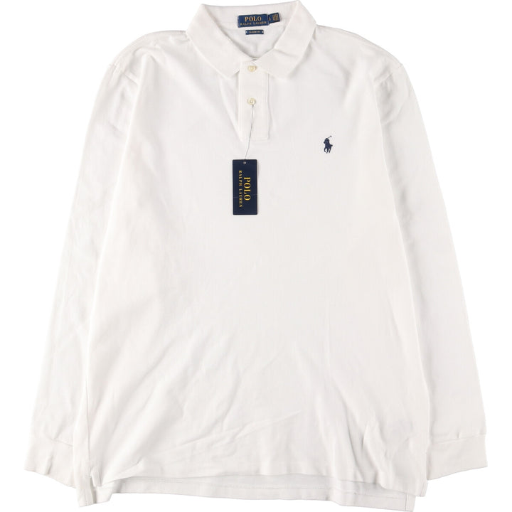 DEADSTOCK Ralph Lauren POLO RALPH LAUREN CLASSIC FIT long sleeve polo shirt men's L /eaa381378