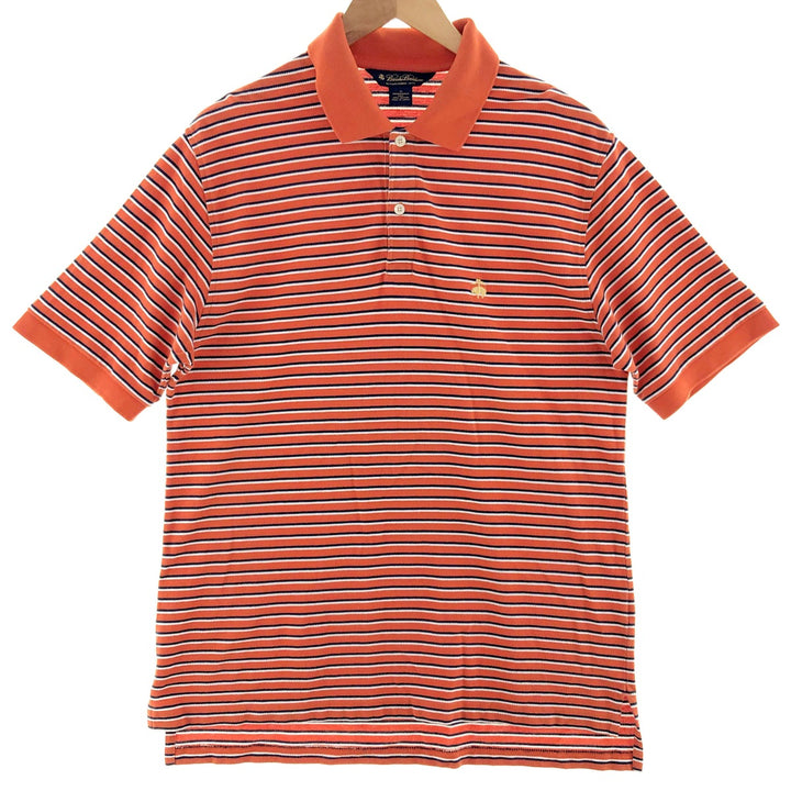 Brooks Brothers Est.1818 Short Sleeve Striped Polo Shirt Men's M /eaa381387