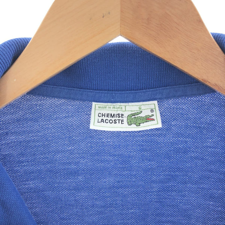 80'S Lacoste LACOSTE CHEMISE French Lacoste short sleeve polo shirt made in France size 6 men's M vintage /eaa381400