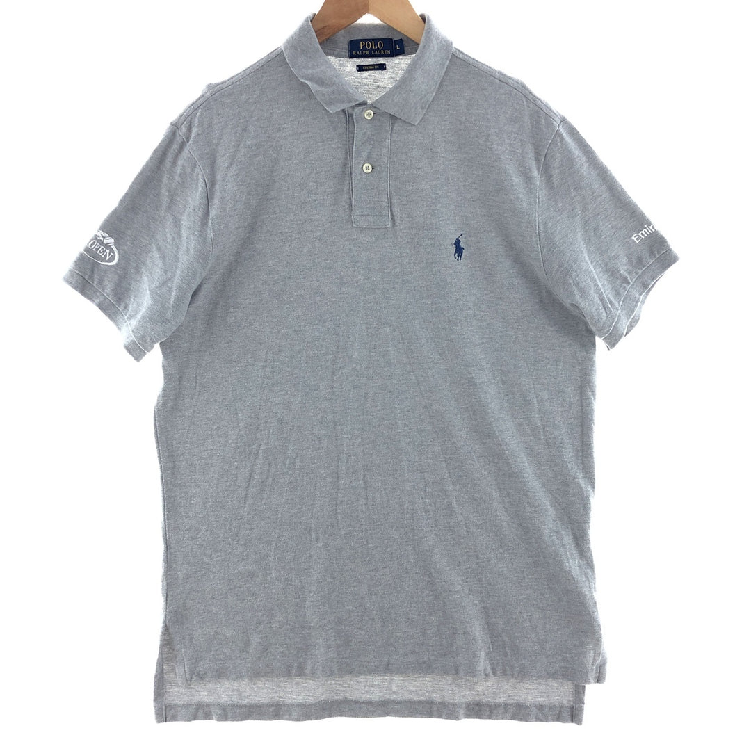 Ralph Lauren POLO RALPH LAUREN CUSTOM FIT short sleeve polo shirt men's L /eaa381440