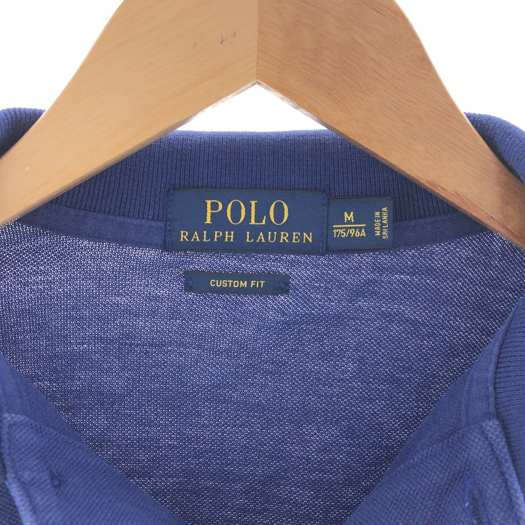 Ralph Lauren POLO RALPH LAUREN CUSTOM FIT short sleeve polo shirt men's M /eaa381443