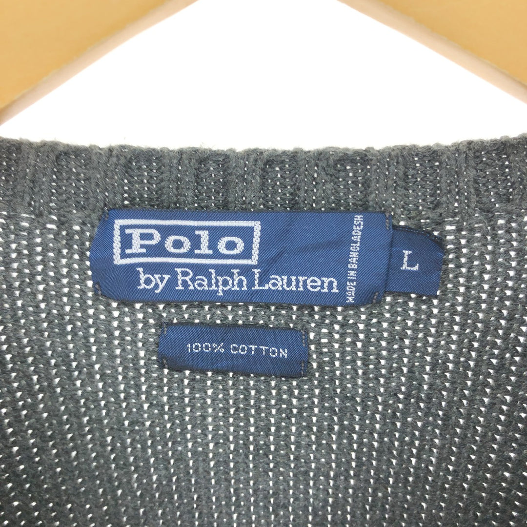 Ralph Lauren POLO by Ralph Lauren Cotton Knit Sweater Men's L size / eaa381539