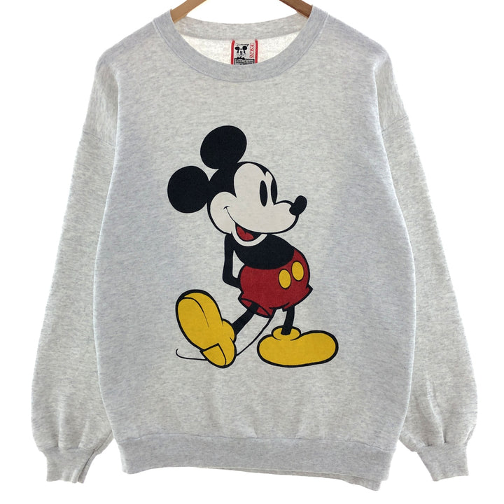 90'S Disney DESIGNS MICKEY MOUSE Mickey Mouse character sweatshirt, made in USA, men's XL, vintage /eaa381558