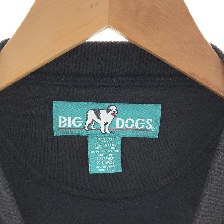 BIG DOGS Logo Sweatshirt Trainer Men's XL /eaa381569