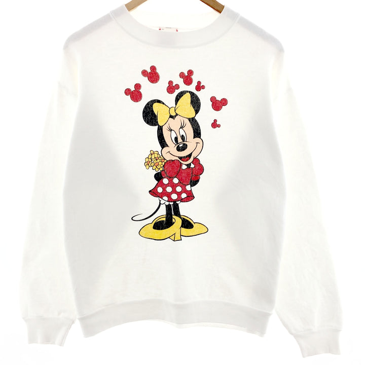 90'S Disney Designs Minnie Mouse Character Sweatshirt, Made in USA, Men's L, Vintage /eaa381576