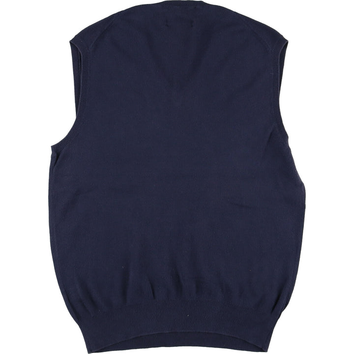 Ralph Lauren POLO by Ralph Lauren V-neck Pima cotton knit vest, men's size M / eaa381640