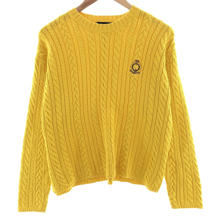 Ralph Lauren LAUREN RALPH LAUREN Cable knit cotton sweater Women's M size / eaa381653