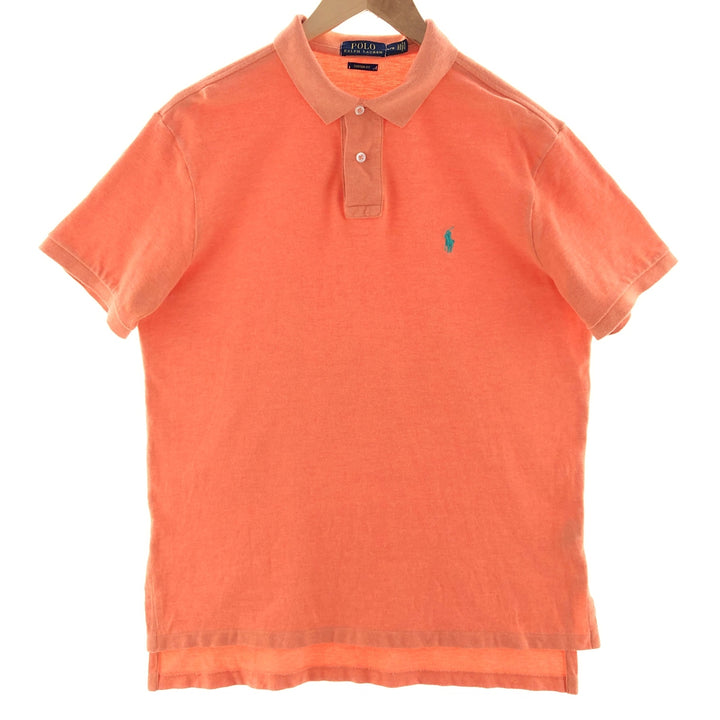 Ralph Lauren POLO RALPH LAUREN CUSTOM FIT short sleeve polo shirt men's L /eaa381659