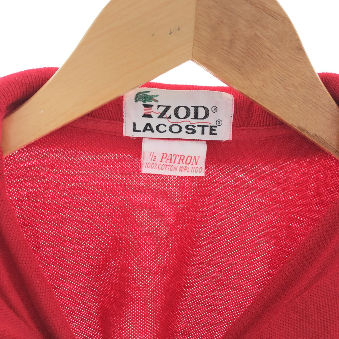 70'S Lacoste IZOD short sleeve polo shirt, men's size S, vintage / eaa381667