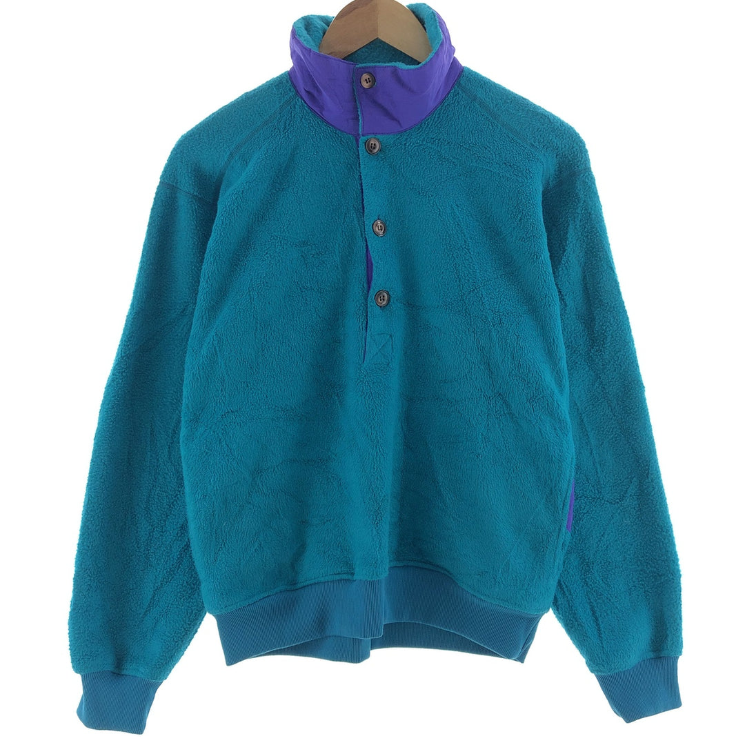 90'S Patagonia R Mark Tag 25610 Half Button Fleece Pullover Women's L Vintage /eaa381693