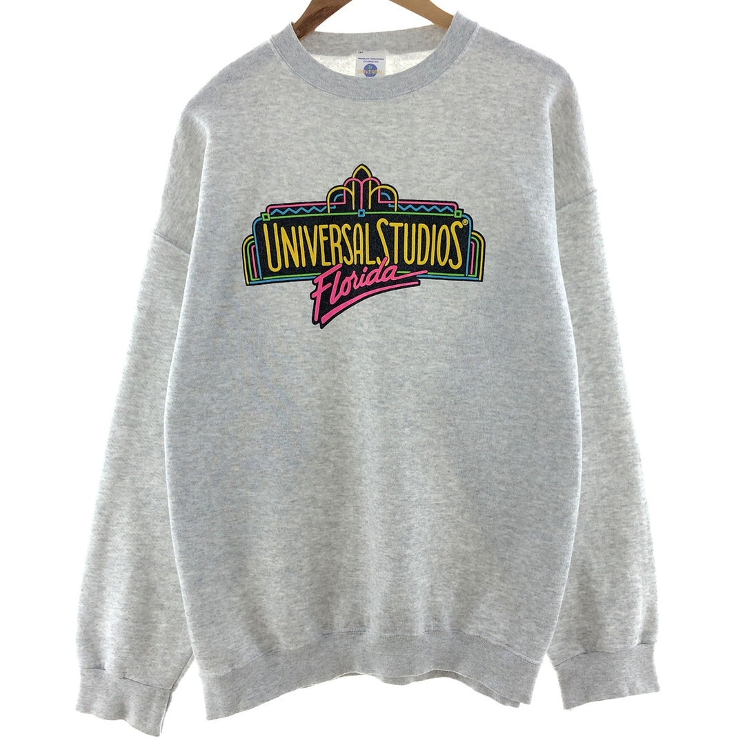 90'S UNIVERSAL STUDIO Universal Studios Florida print sweatshirt, made in USA, men's XL, vintage /eaa381698