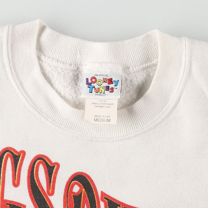 90'S LOONEY TUNES Bugs Bunny character sweatshirt, made in USA, men's M /eaa381709