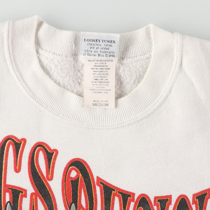 90'S LOONEY TUNES Bugs Bunny character sweatshirt, made in USA, men's M /eaa381709