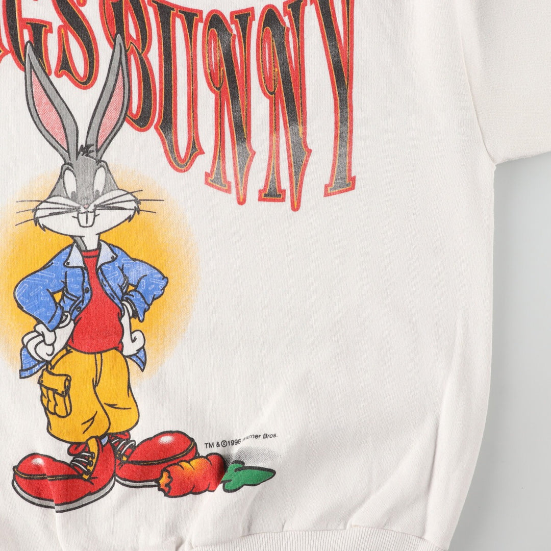 90'S LOONEY TUNES Bugs Bunny character sweatshirt, made in USA, men's M /eaa381709