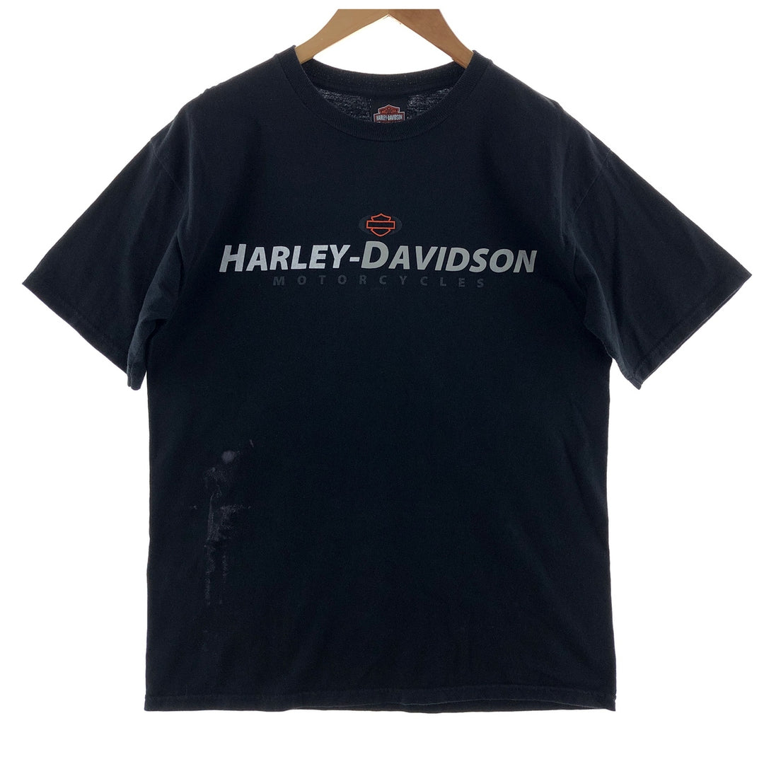 00'S Harley-Davidson Double-sided Print Motorcycle Bike T-Shirt Men's M /eaa381718