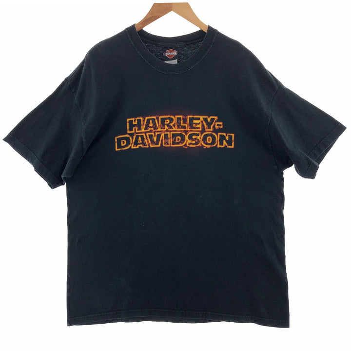 90'S Harley Davidson Double-Sided Print Motorcycle Bike T-Shirt Made in USA Men's XL Vintage /eaa381721