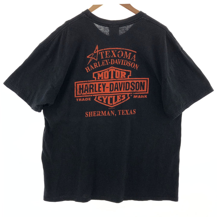 Harley-Davidson Double-sided Print Motorcycle Bike T-Shirt Men's XL /eaa381729