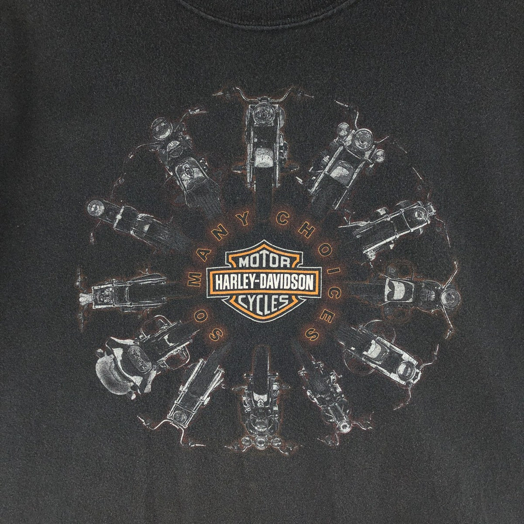 90'S Harley Davidson double-sided print motorcycle bike T-shirt made in USA men's XL vintage /eaa381736