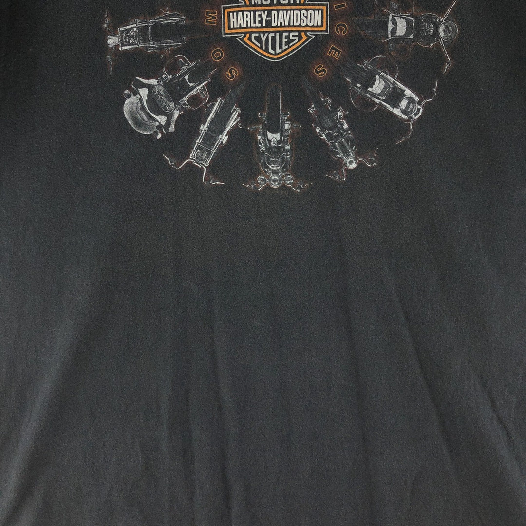 90'S Harley Davidson double-sided print motorcycle bike T-shirt made in USA men's XL vintage /eaa381736