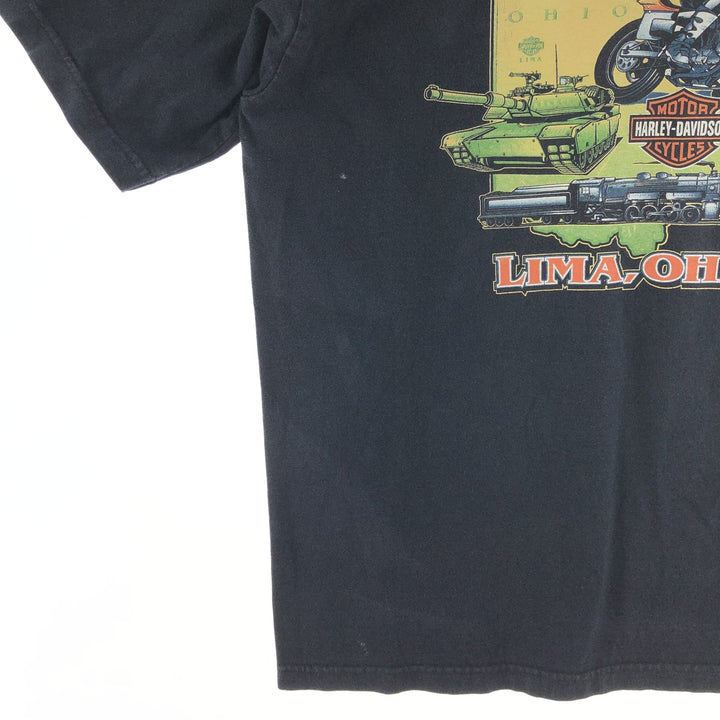 00'S Harley-Davidson Double-sided Print Motorcycle Bike T-Shirt Made in USA Men's XL /eaa381742