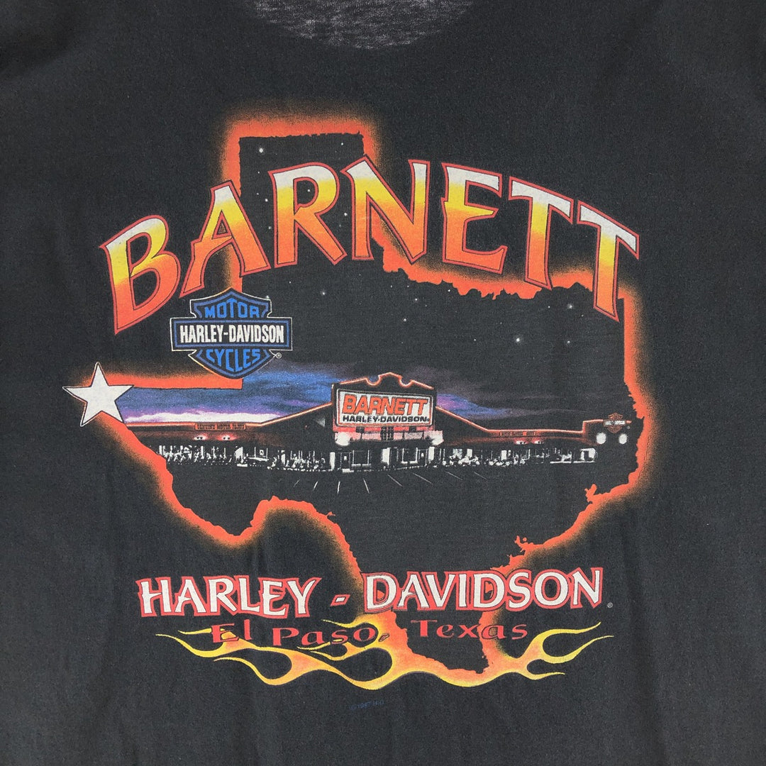 90'S Harley Davidson double-sided print motorcycle bike T-shirt made in USA men's XL vintage /eaa381759