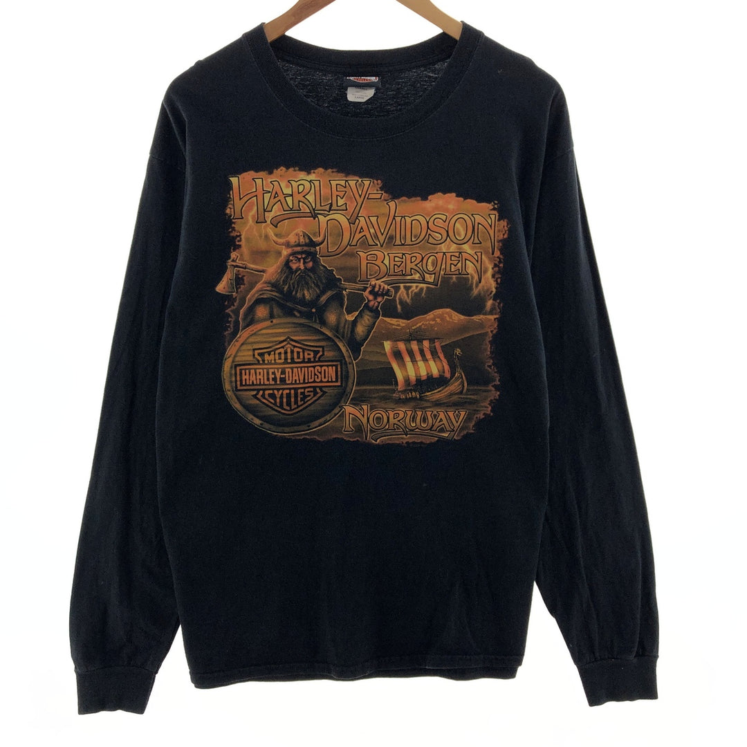 00'S Harley-Davidson Long T-shirt Men's L /eaa381767