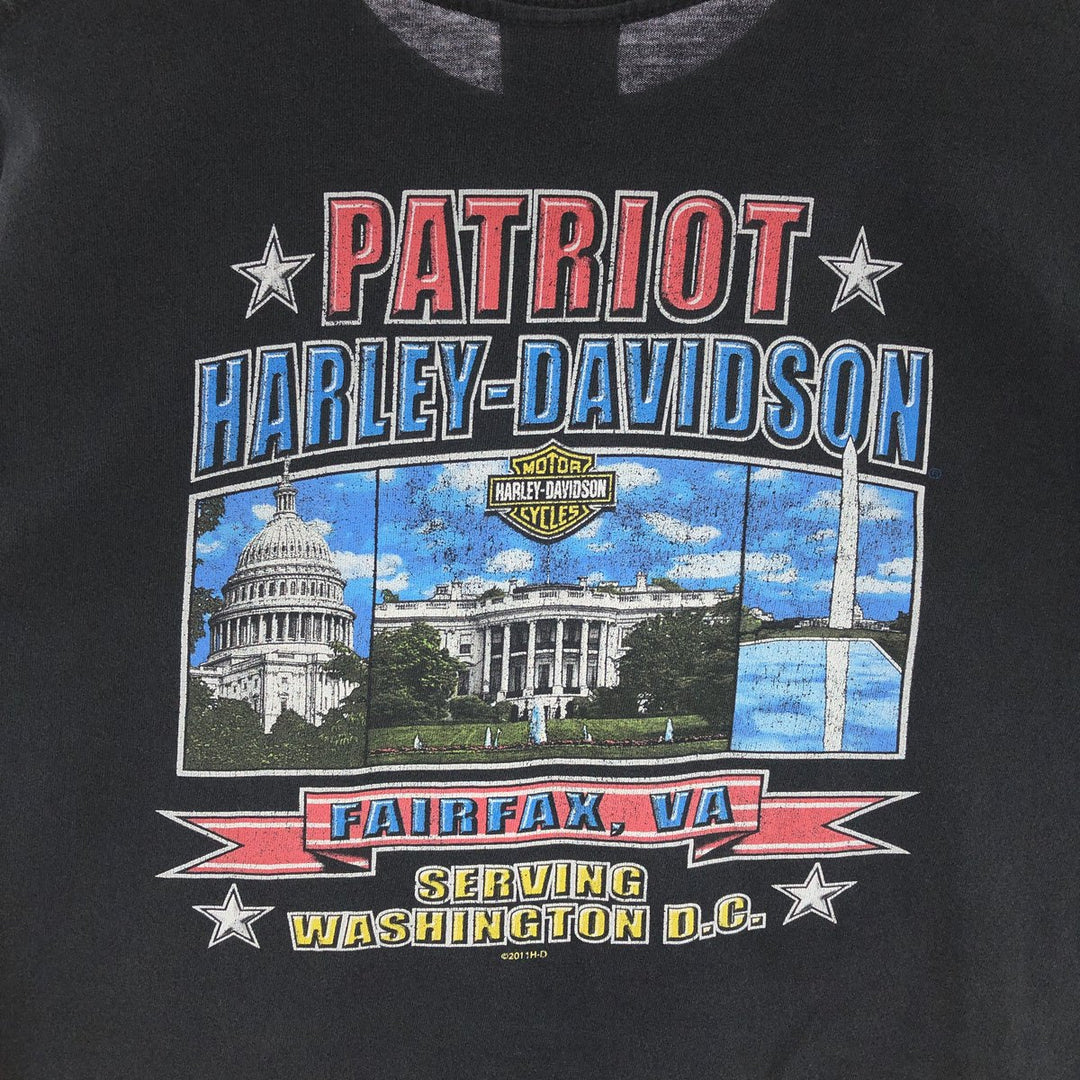 Harley-Davidson Double-sided Print Motorcycle Bike T-Shirt Men's XL /eaa381771