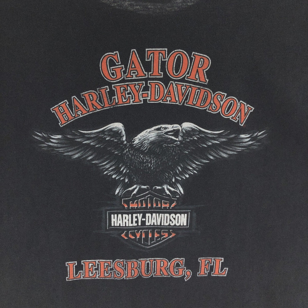 Harley-Davidson Double-sided Print Motorcycle Bike T-Shirt Men's XL /eaa381774