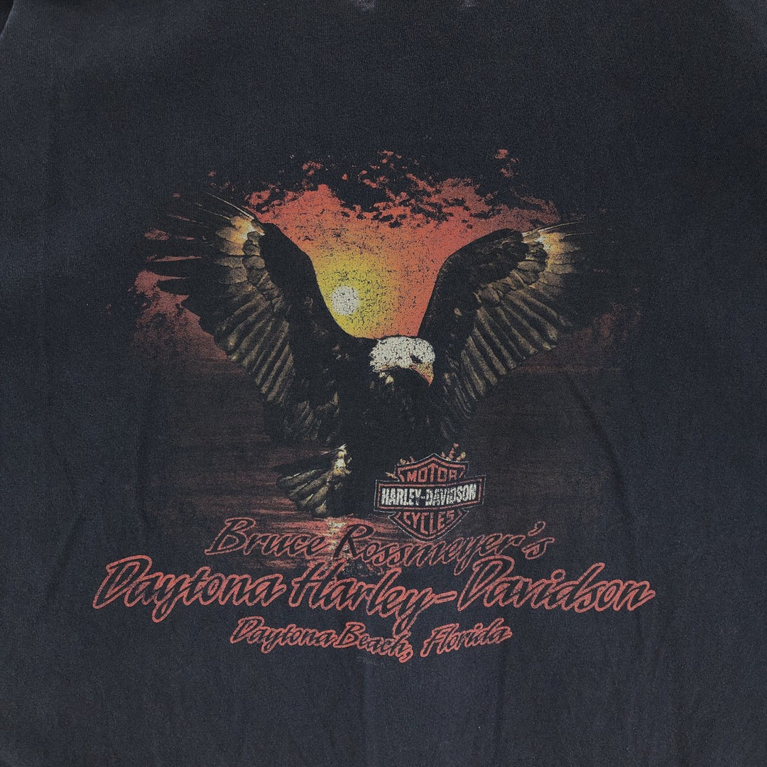 00'S Harley Davidson double-sided print motorcycle bike T-shirt made in USA men's XL /eaa381778