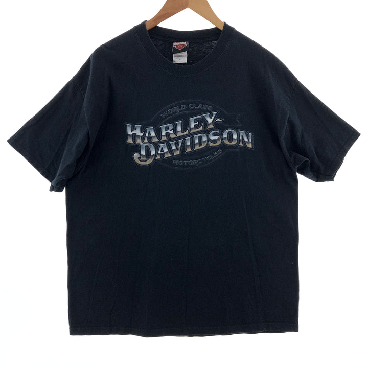 00'S Harley-Davidson Double-sided Print Motorcycle Bike T-Shirt Men's XL /eaa381780