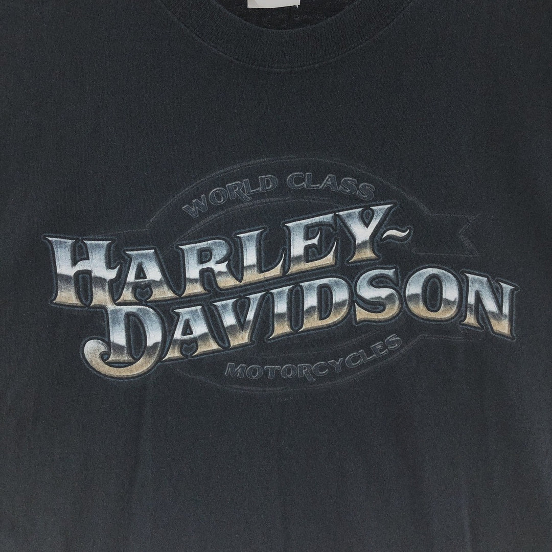 00'S Harley-Davidson Double-sided Print Motorcycle Bike T-Shirt Men's XL /eaa381780