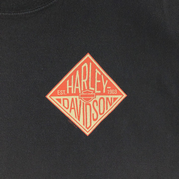 Harley-Davidson Double-sided Print Motorcycle Bike T-Shirt Men's L /eaa381782