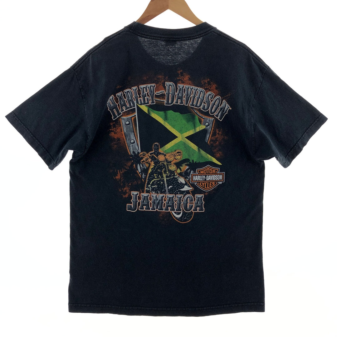 90s~00'S Harley Davidson Double-sided Print Motorcycle Bike T-Shirt Men's L Vintage /eaa381790