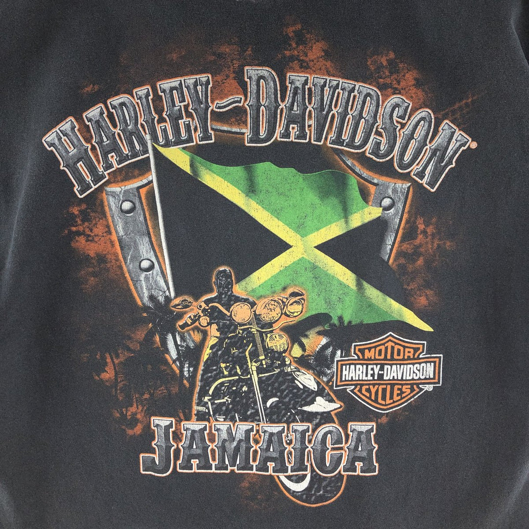 90s~00'S Harley Davidson Double-sided Print Motorcycle Bike T-Shirt Men's L Vintage /eaa381790