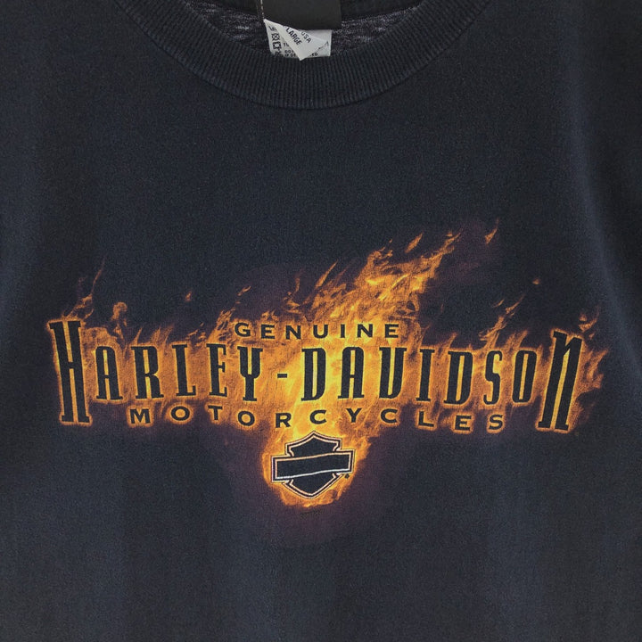 00'S Harley-Davidson Double-sided Print Motorcycle Bike T-Shirt Made in USA Men's XL /eaa381792