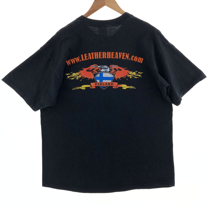 00'S Harley Davidson double-sided print motorcycle bike T-shirt made in USA men's XL /eaa381797