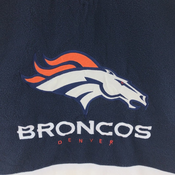 90'S MIRAGE NFL DENVER BRONCOS Denver Broncos Half Zip Fleece Pullover Men's M Vintage /eaa381822