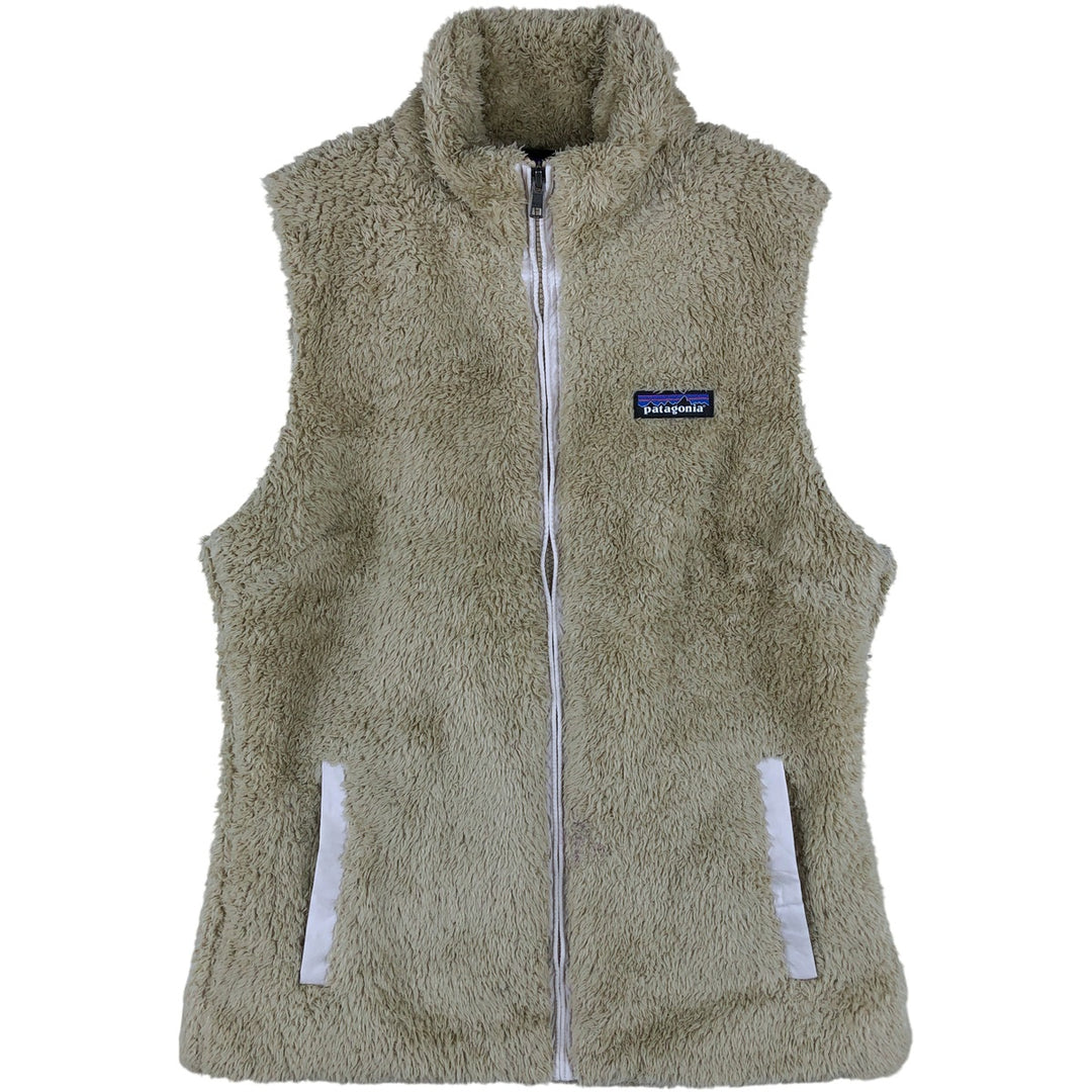 Patagonia Los Gatos Vest 25216FA18 Fleece Vest, Women's Medium polyester Beige type Vintage Second Hand