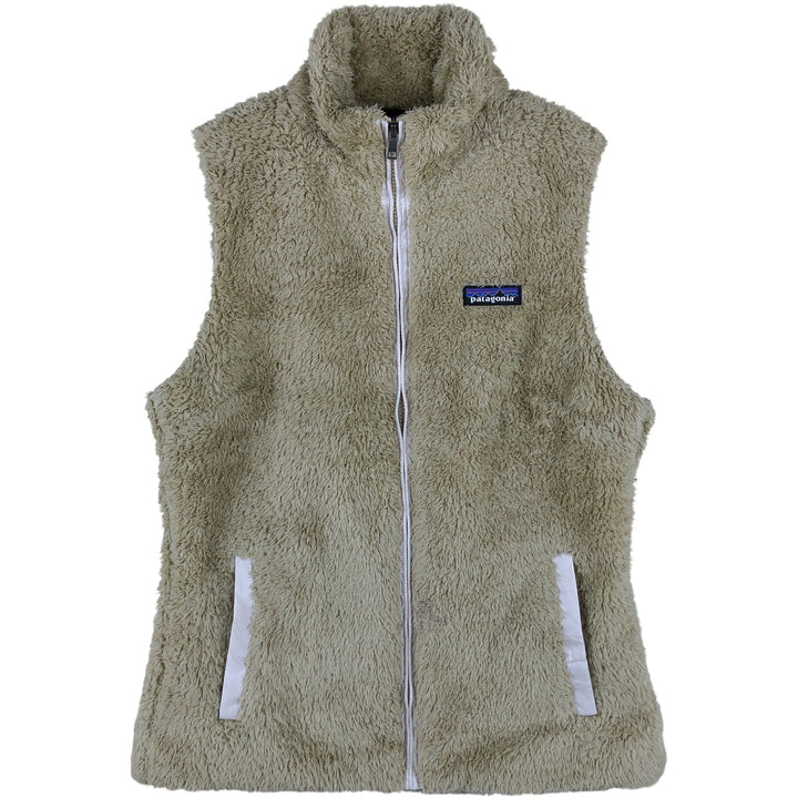 Patagonia Los Gatos Vest 25216FA18 Fleece Vest, Women's Medium polyester Beige type Vintage Second Hand