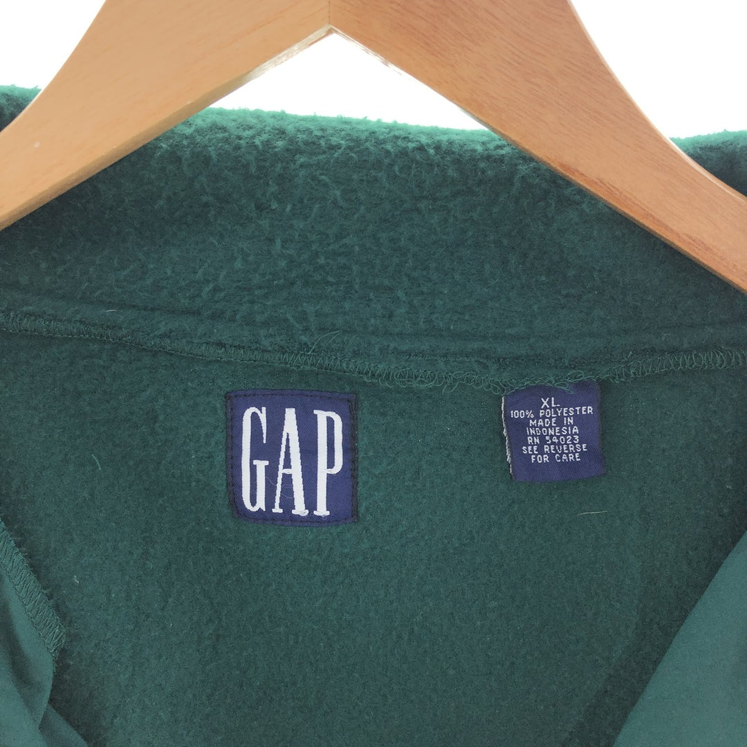 90'S GAP Old Gap Half Zip Fleece Pullover Men's XL Vintage /eaa381849