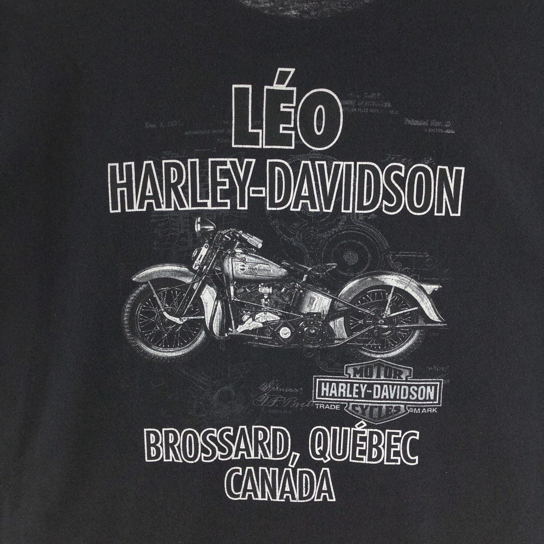 Harley Davidson Double-Sided Print Motorcycle Bike T-Shirt Men's XXL /eaa381855