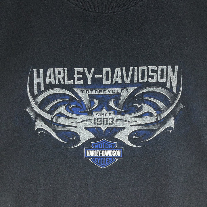 90'S Harley Davidson double-sided print motorcycle bike T-shirt made in USA men's XL vintage /eaa381862