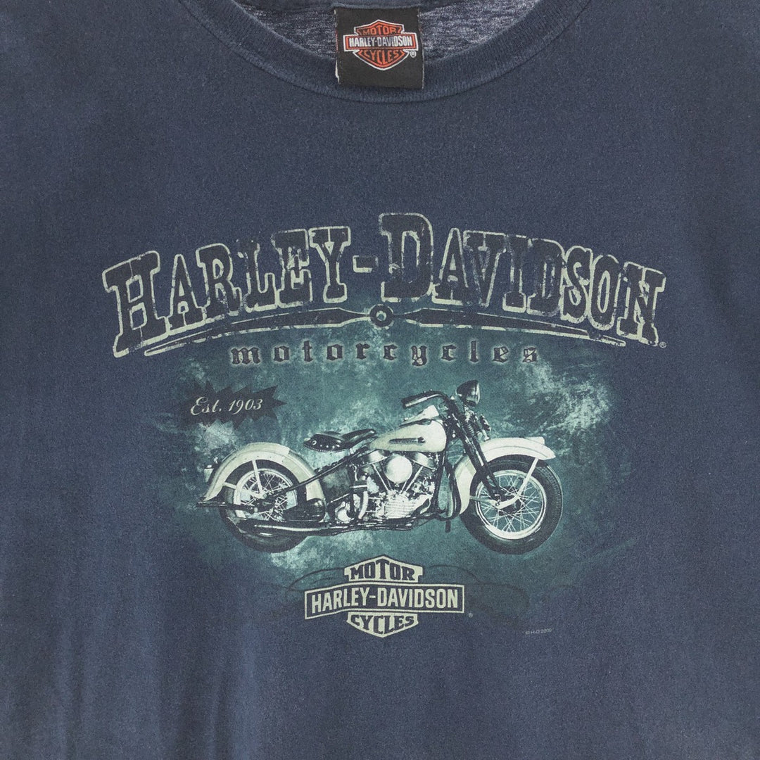 00'S Harley-Davidson Double-sided Print Motorcycle Bike T-Shirt Men's XXL /eaa381867